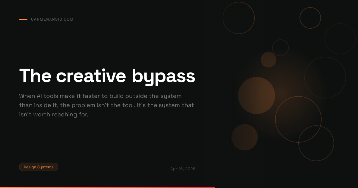 The creative bypass